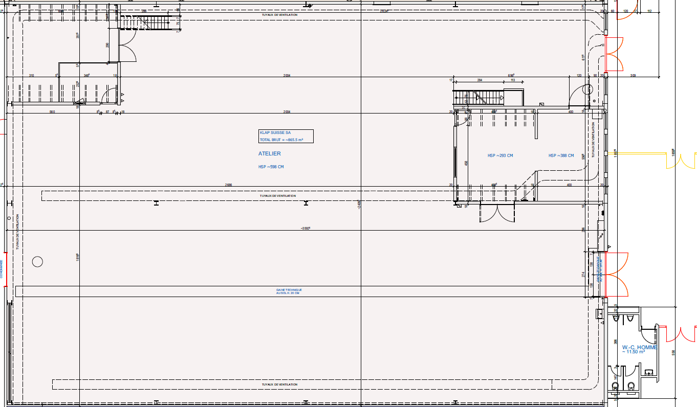 866m² oggetto industriale