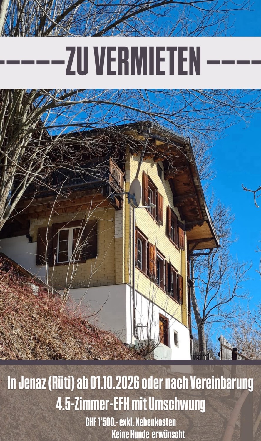 4 ½ rooms single house