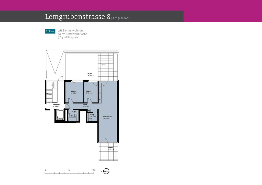 Appartamento di 3 ½ locali