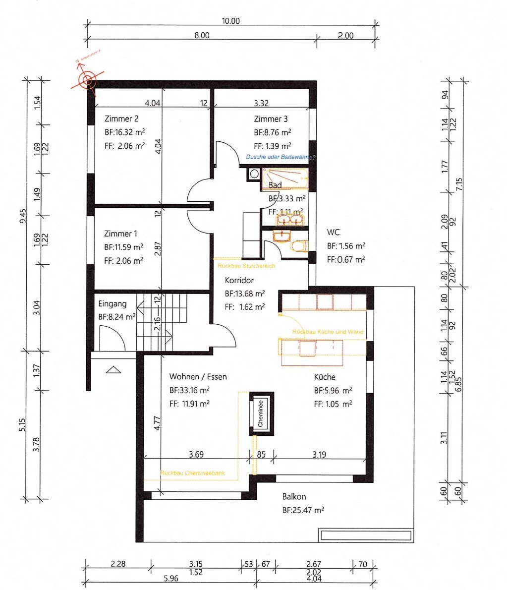 4 ½ rooms apartment