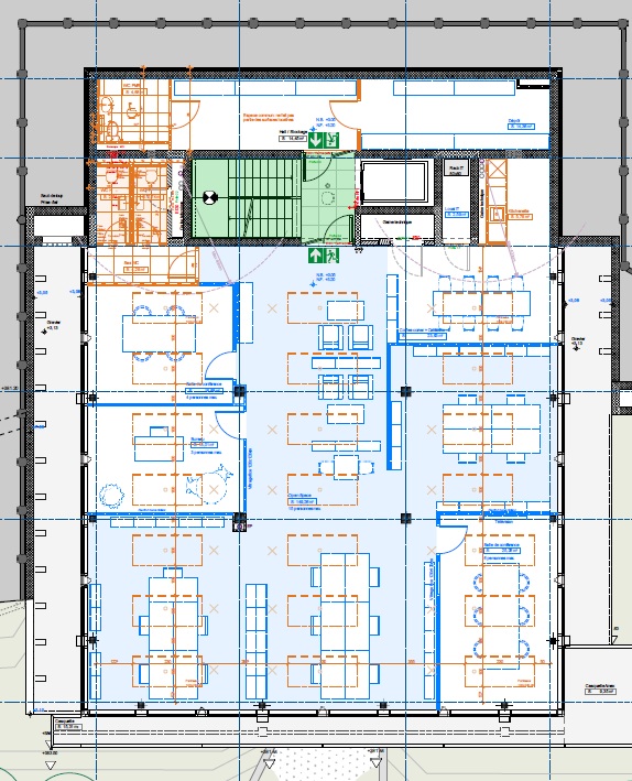 256m² Büro