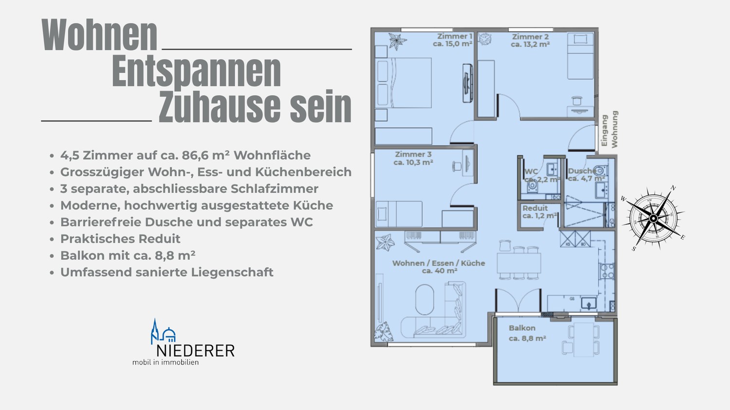 4 ½ rooms apartment