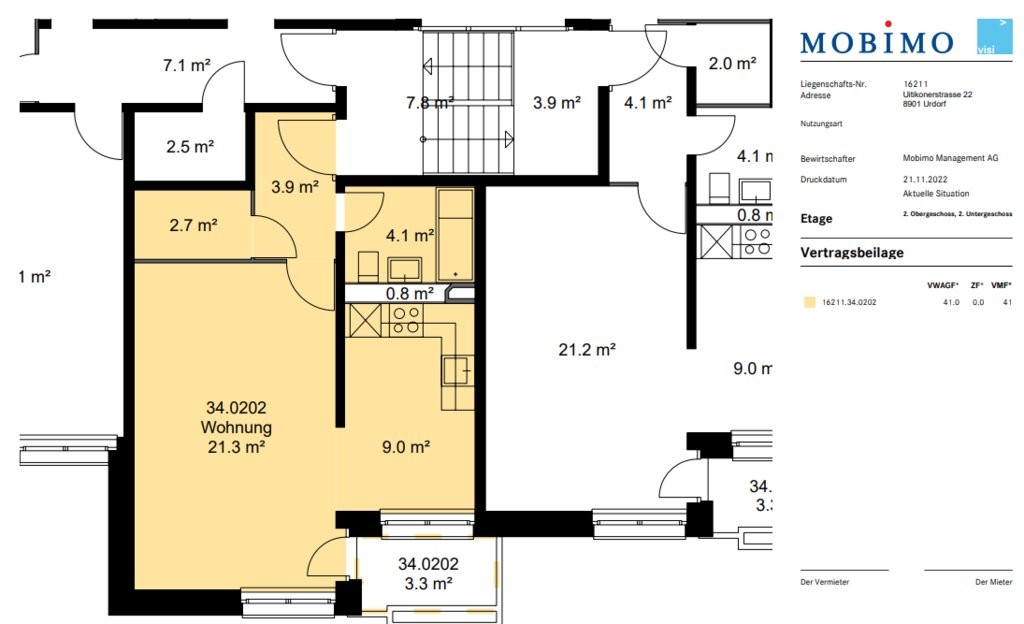 Appartamento di 2 ½ locali, foto 9 di 9
