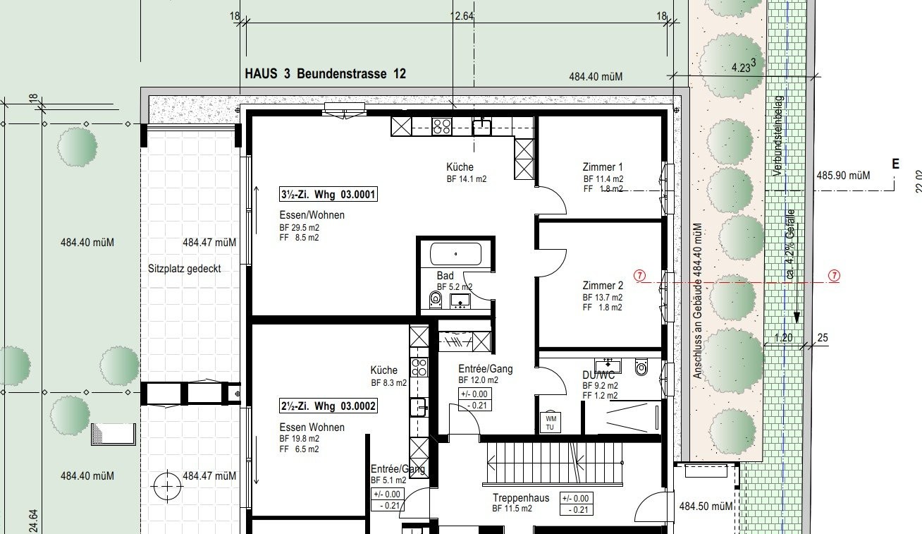 3 ½ rooms apartment