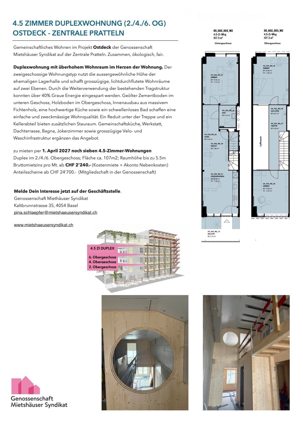Appartamento di 2 ½ locali, foto 2 di 4