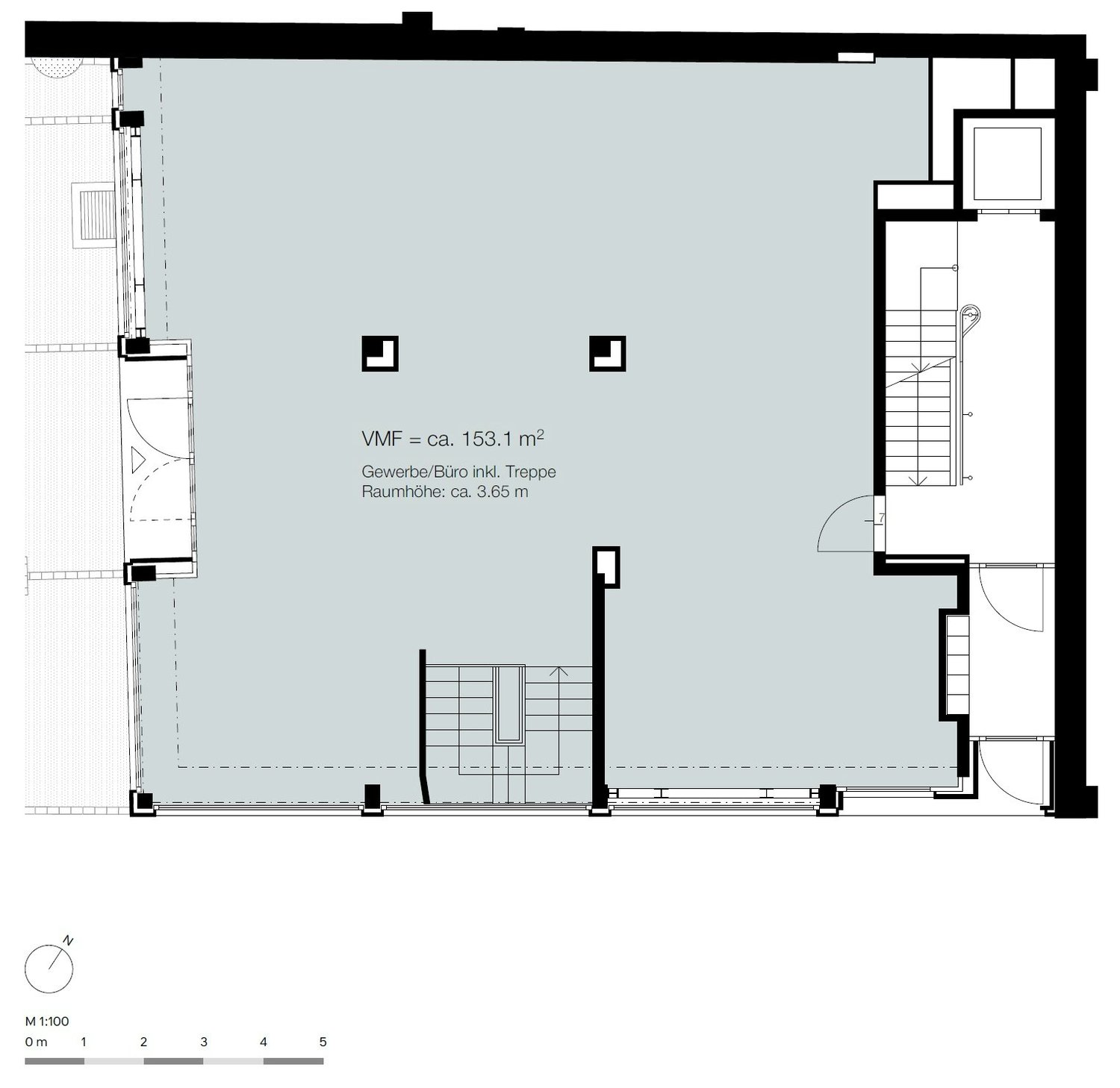 204m² commerciale