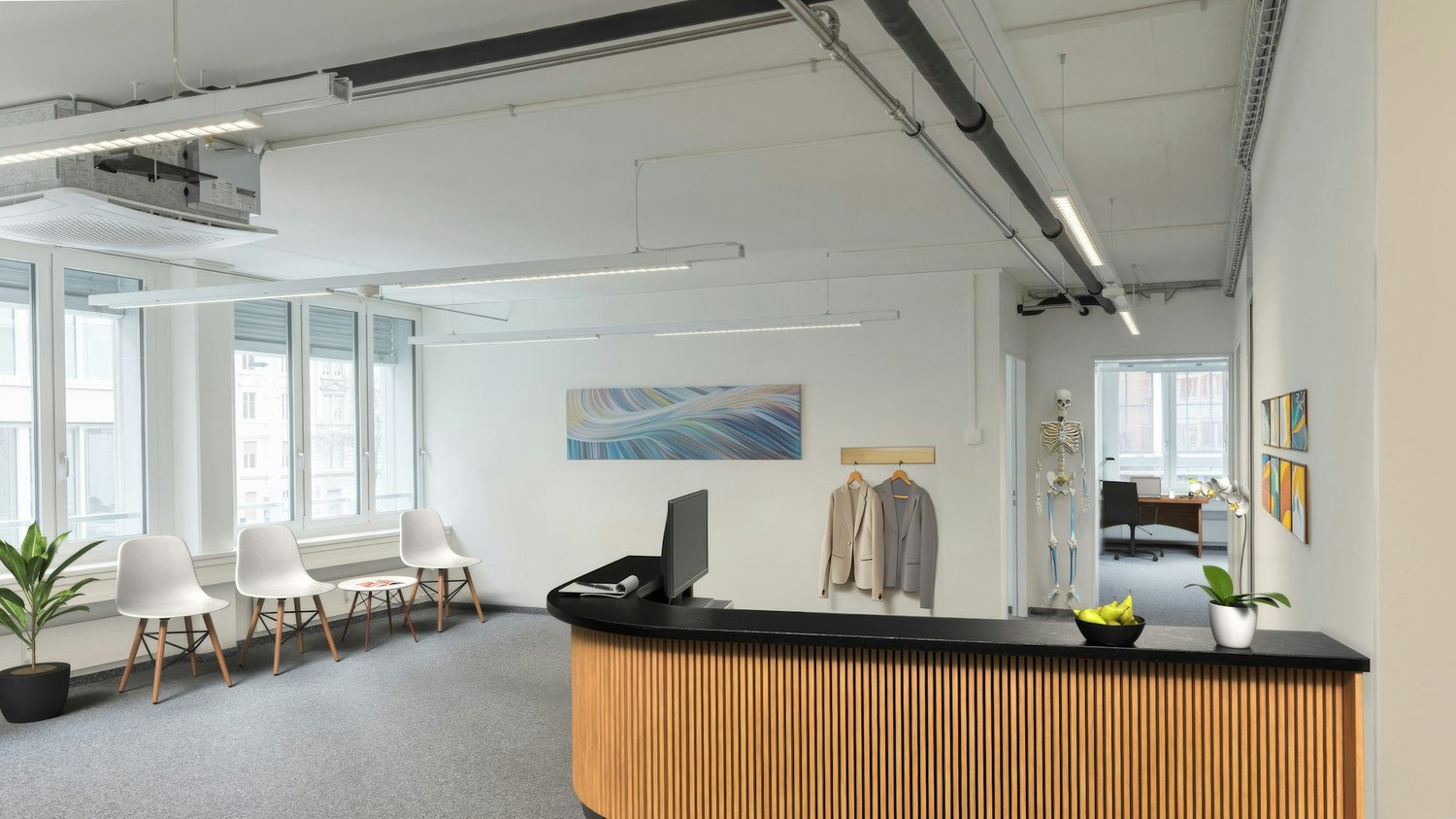 460m² office