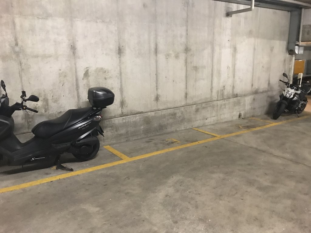 Covered bike parking