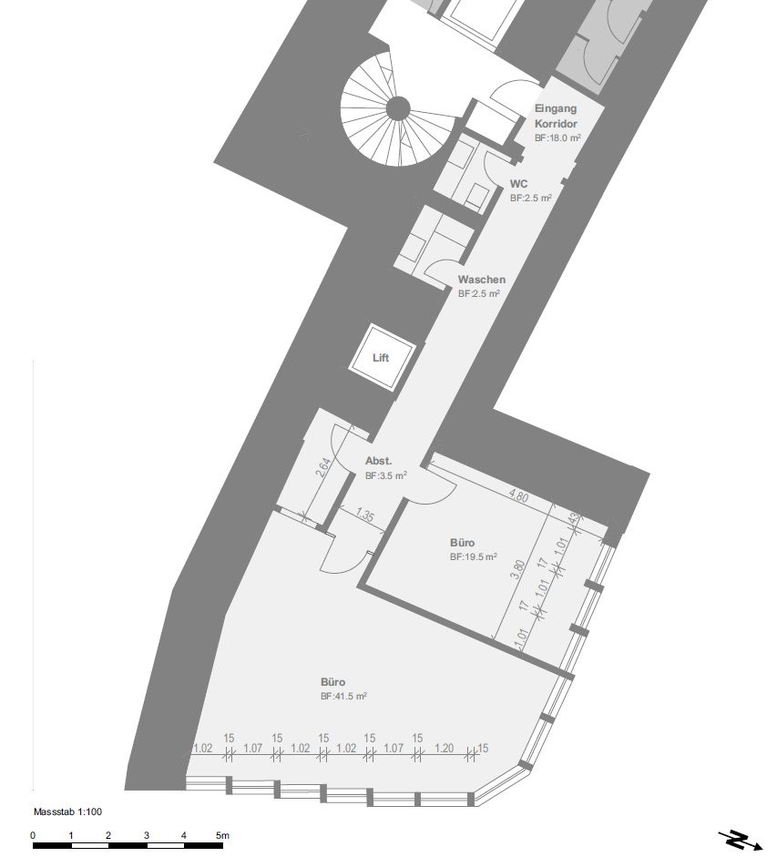 Ufficio di 95m²