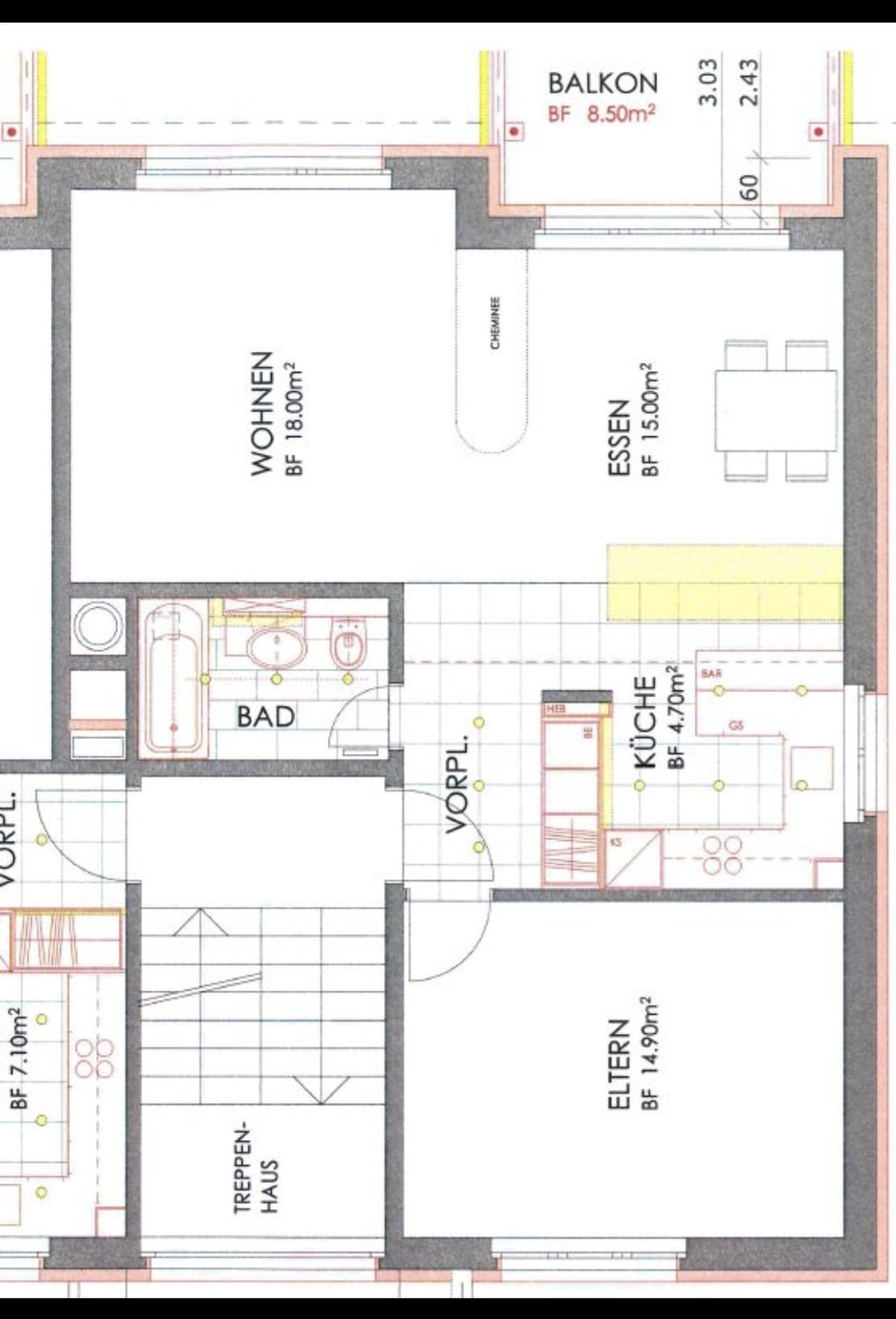 2 ½ rooms apartment