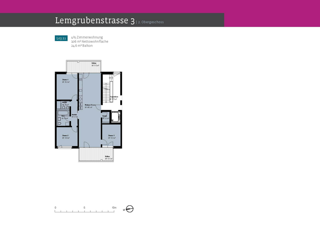 Appartamento di 4 ½ locali