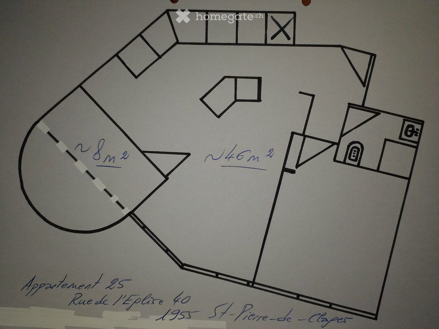 2 rooms apartment