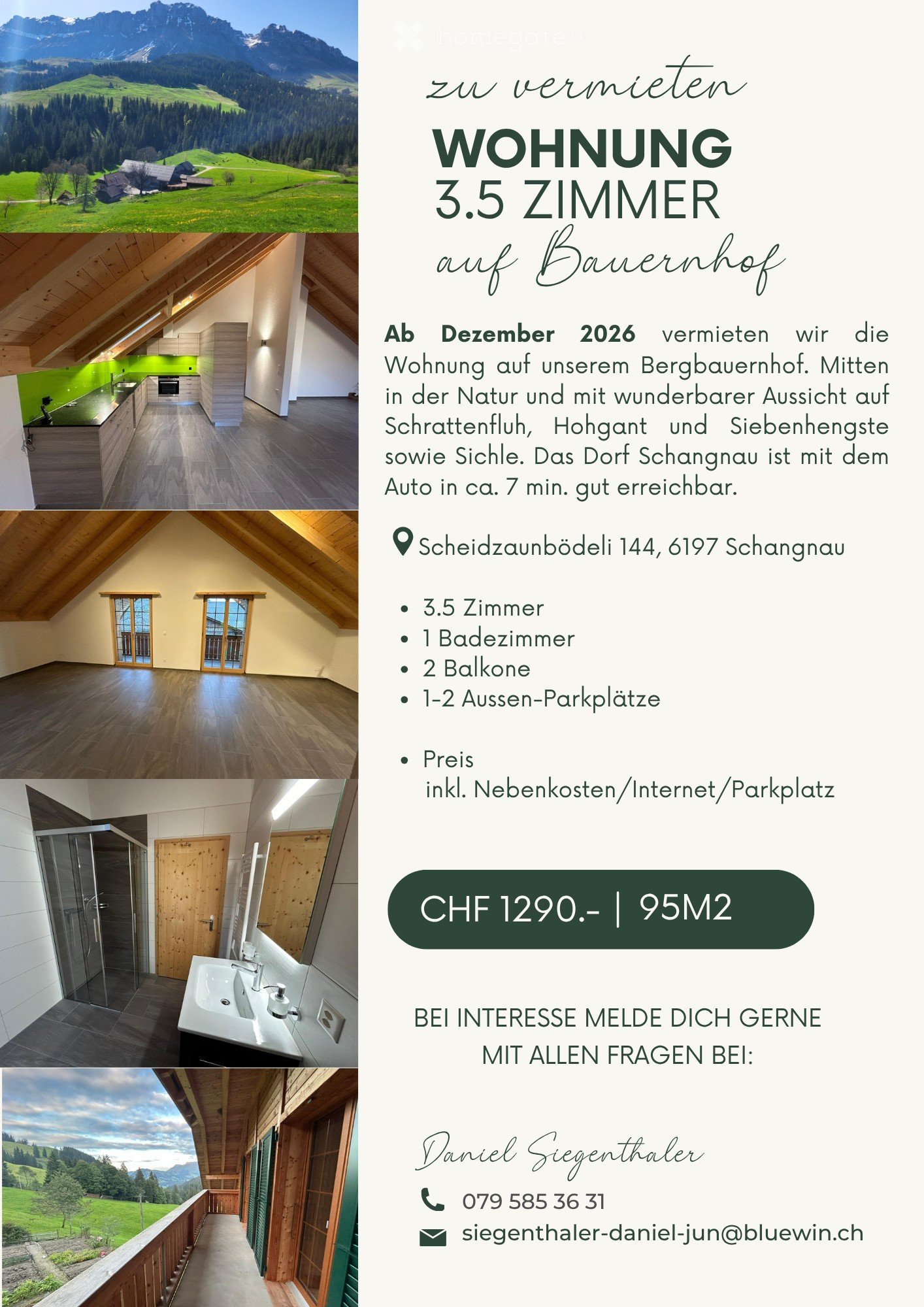 3 ½ rooms apartment