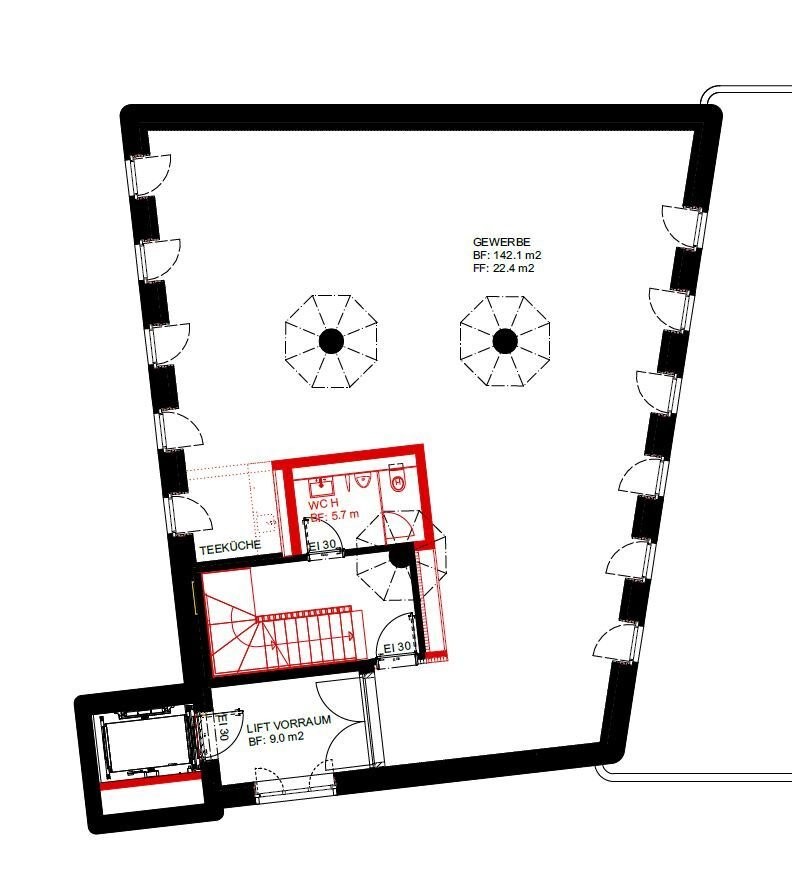 142m² ufficio, foto 10 di 10