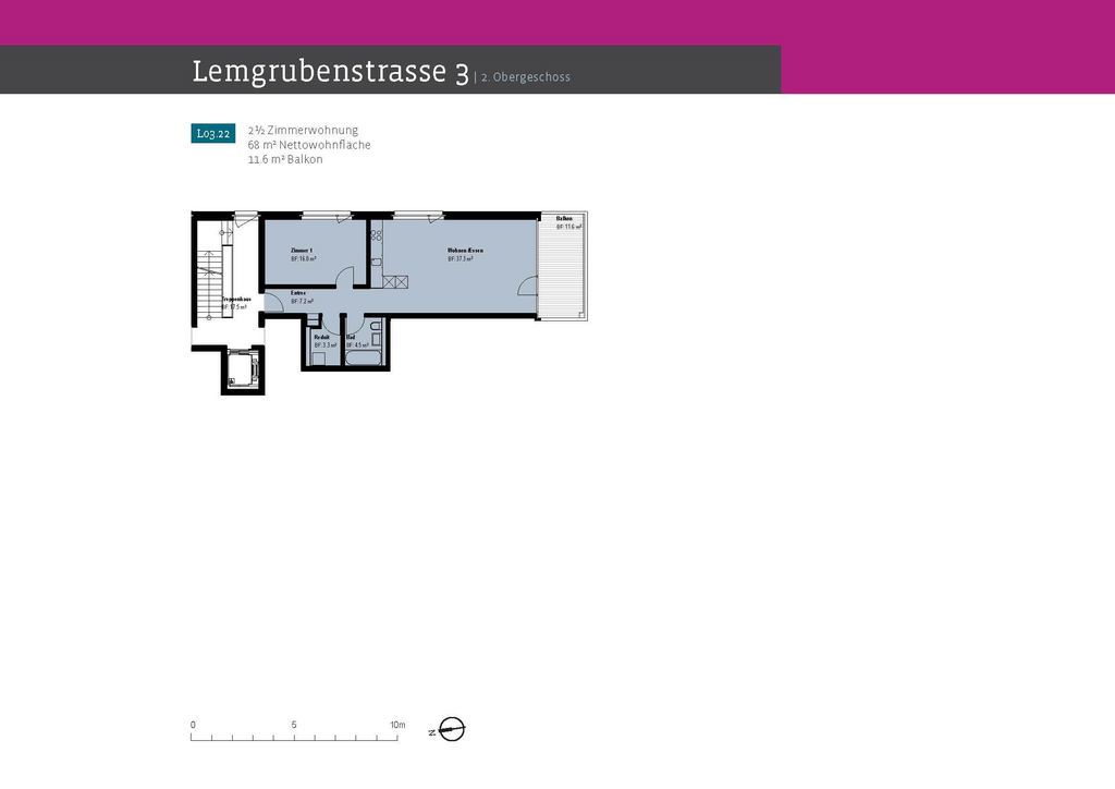 Appartamento di 2 ½ locali