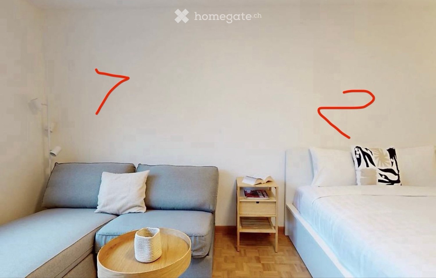 1 stanza camera singola, foto 2 di 3