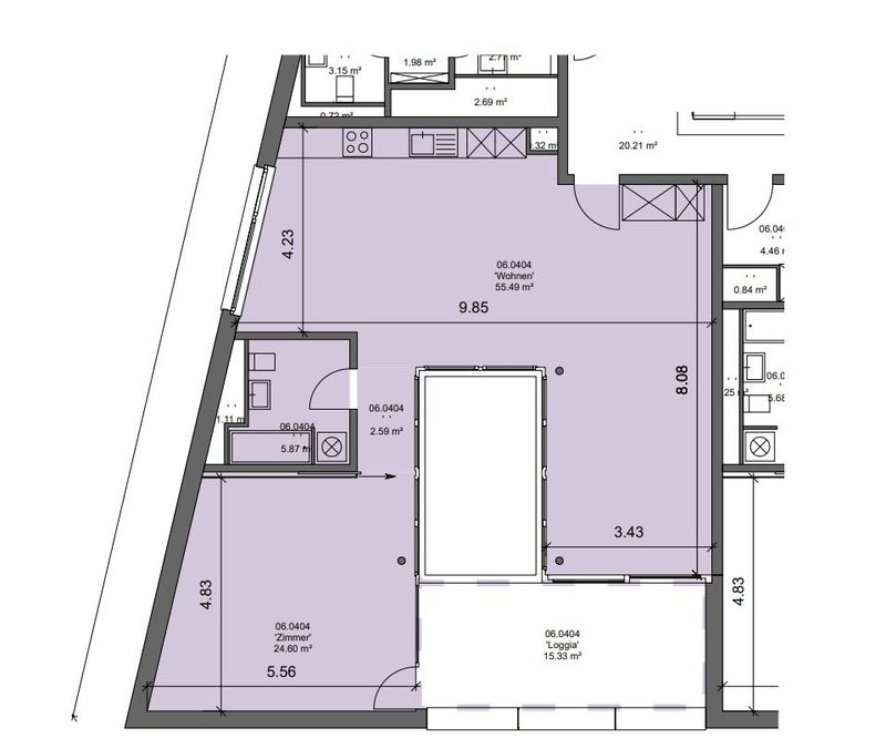 Appartamento di 2 ½ locali