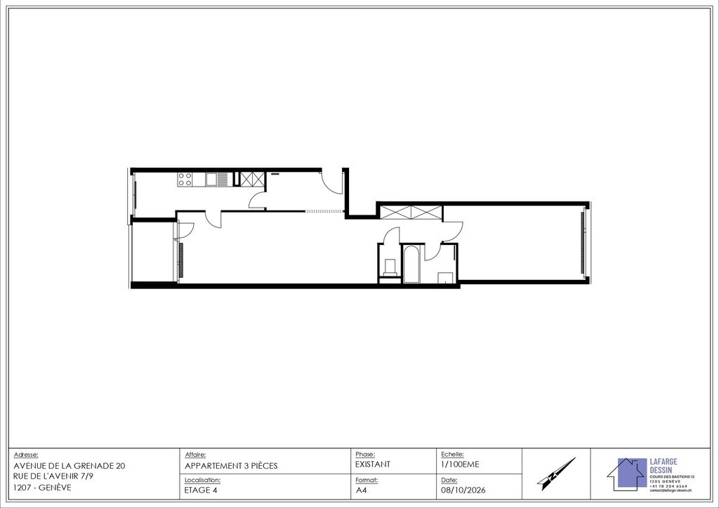 appartamento di 3 locali, foto 2 di 2