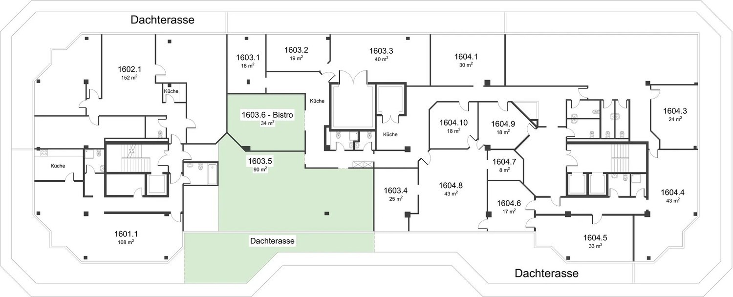 Ufficio di 90m²