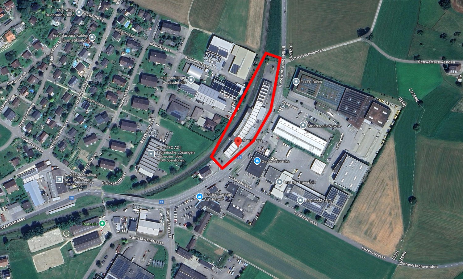 2850m² industrial object