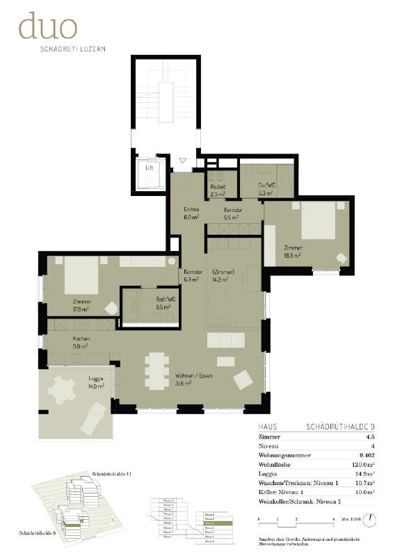 Appartamento di 3 ½ locali, foto 7 di 7