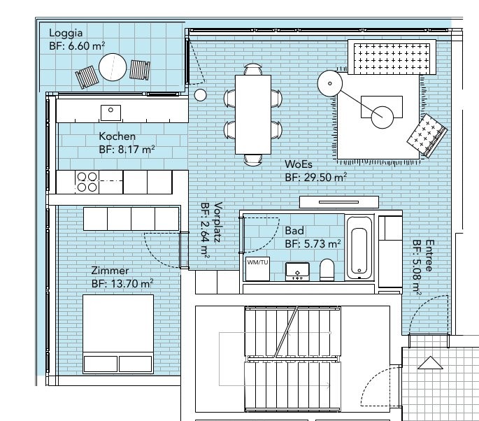 Appartamento di 2 ½ locali, foto 7 di 7
