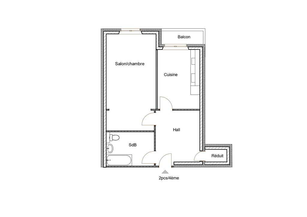 appartamento di 2 locali, foto 1 di 8