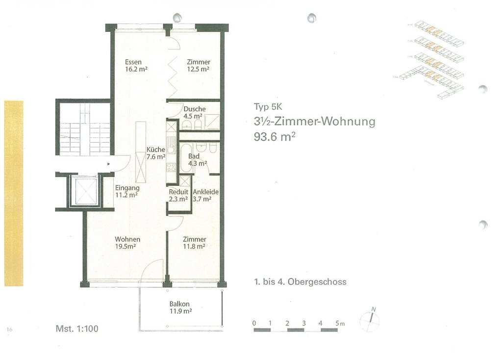 Appartamento di 3 ½ locali, foto 7 di 8