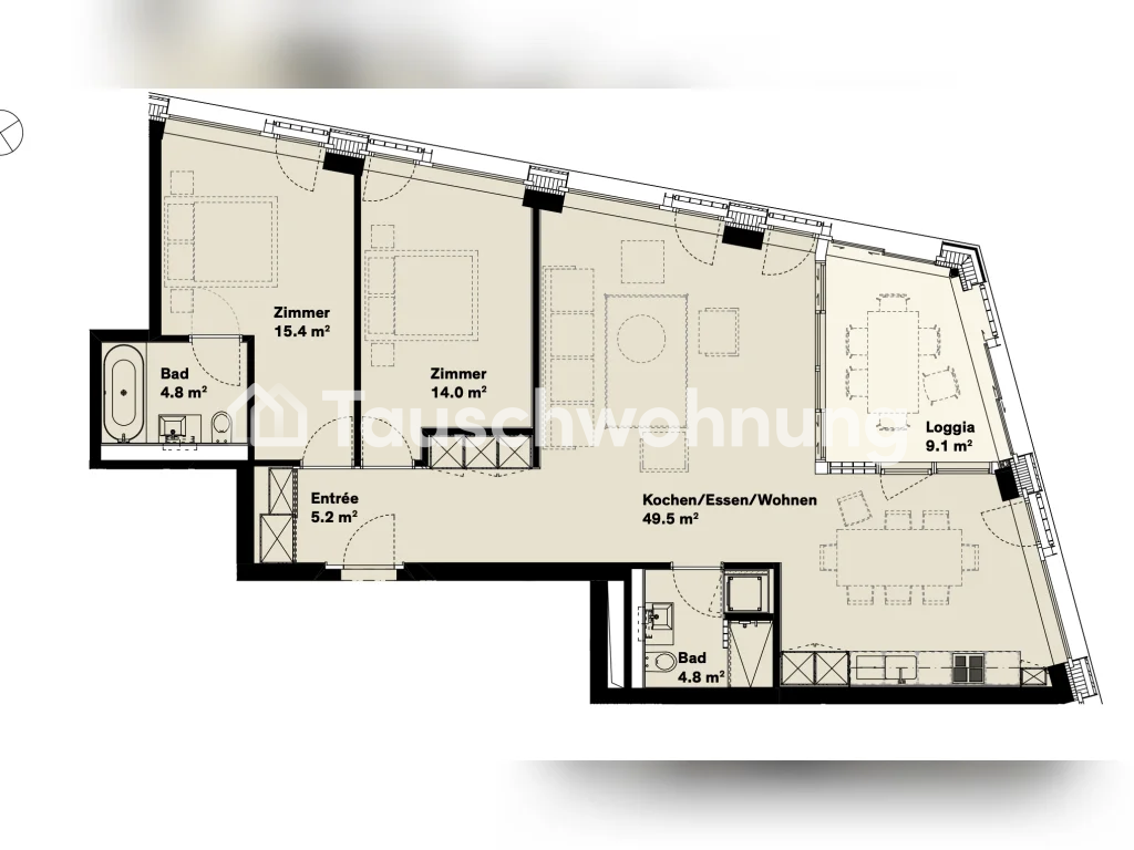 Appartamento di 3 ½ locali, foto 2 di 10