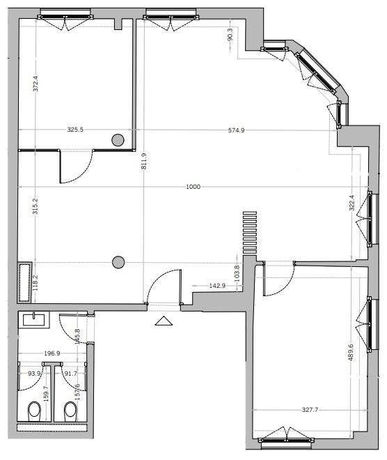 97m² office