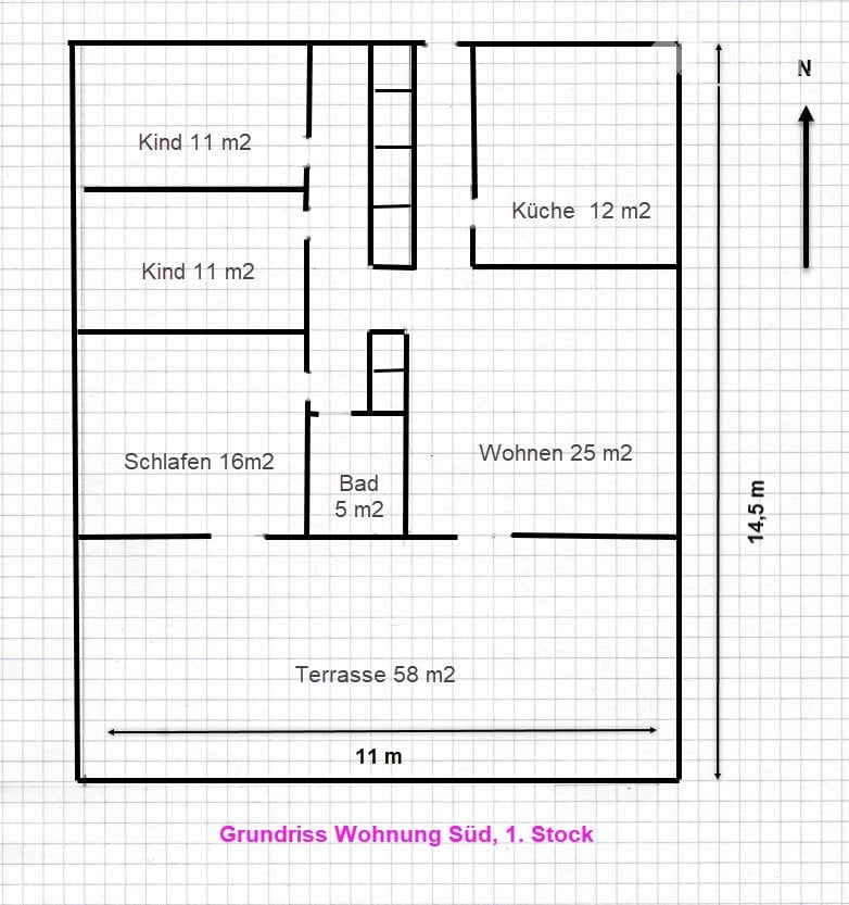 4 ½ rooms apartment