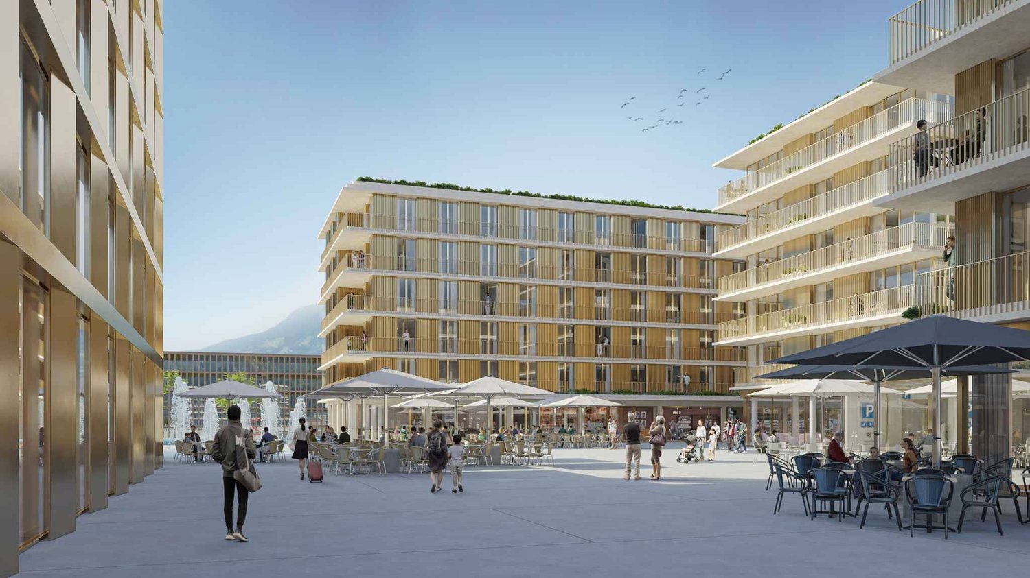 142m² arcade