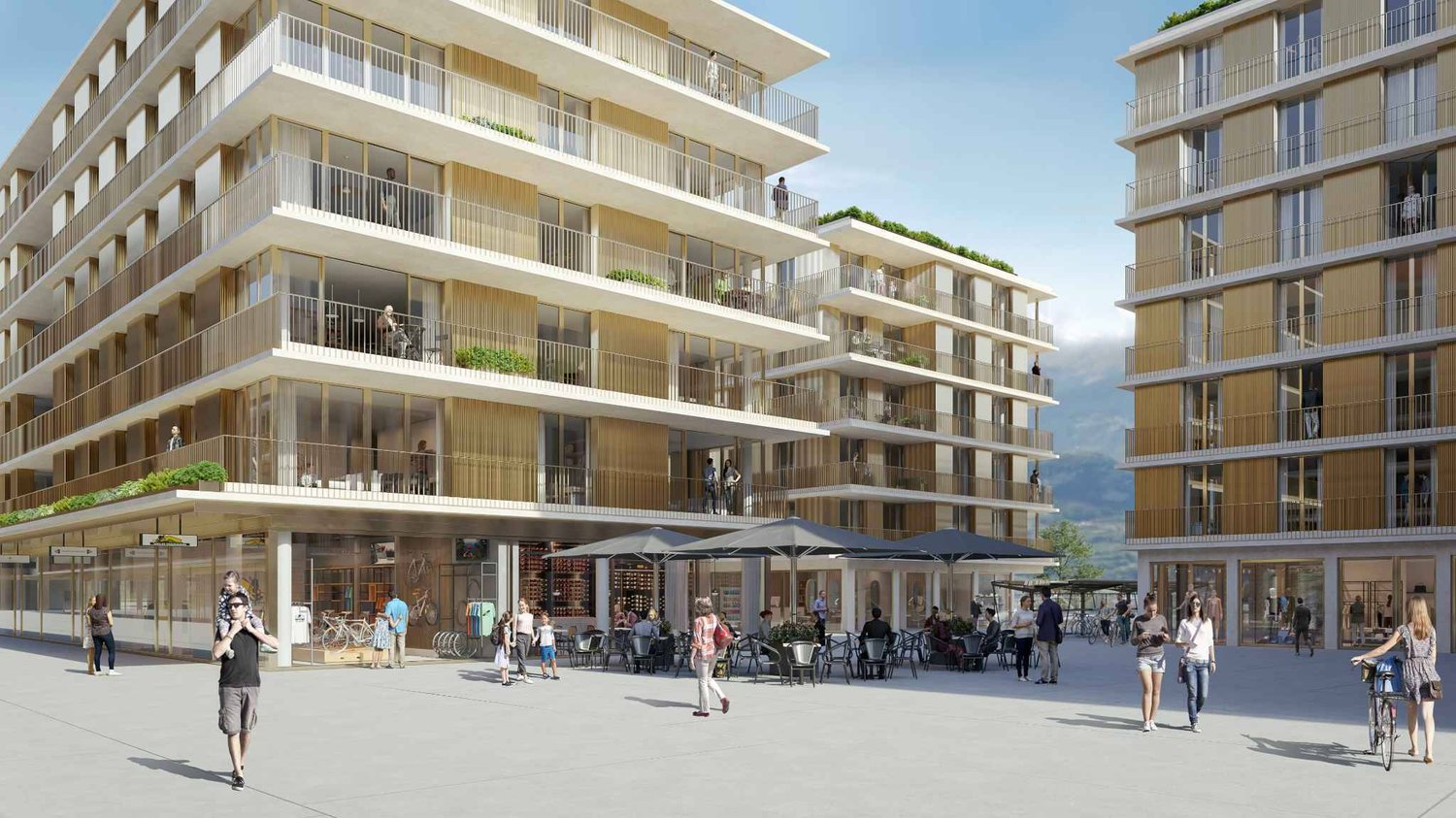 142m² arcade