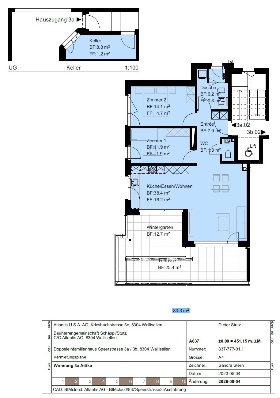 appartamento attico con 3 ½ locali, foto 6 di 7