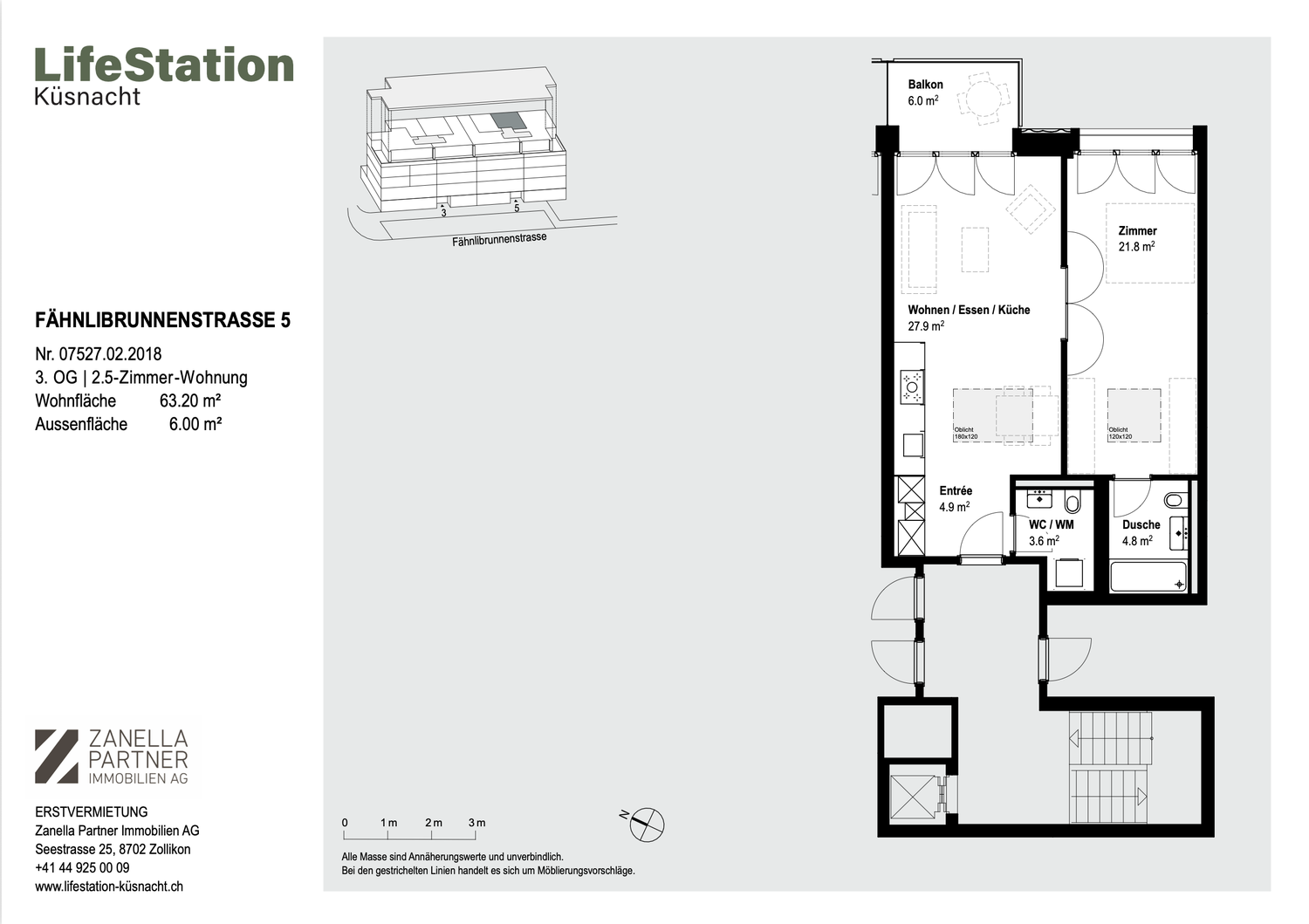 Appartamento di 2 ½ locali, foto 3 di 3