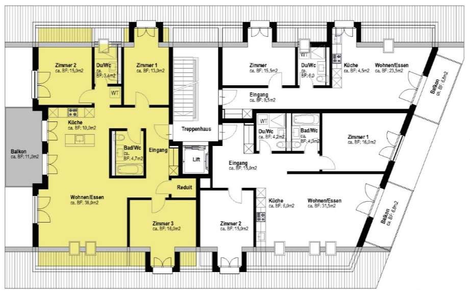 4 ½ rooms apartment