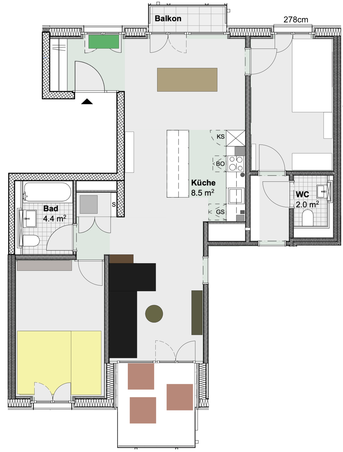 Appartamento di 3 ½ locali, foto 2 di 10