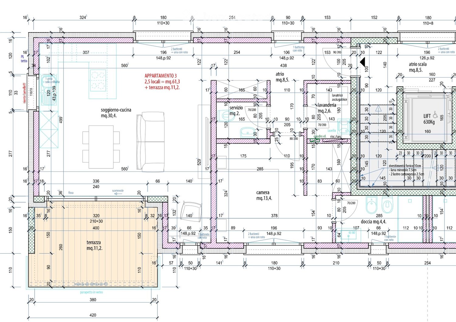 2 rooms apartment