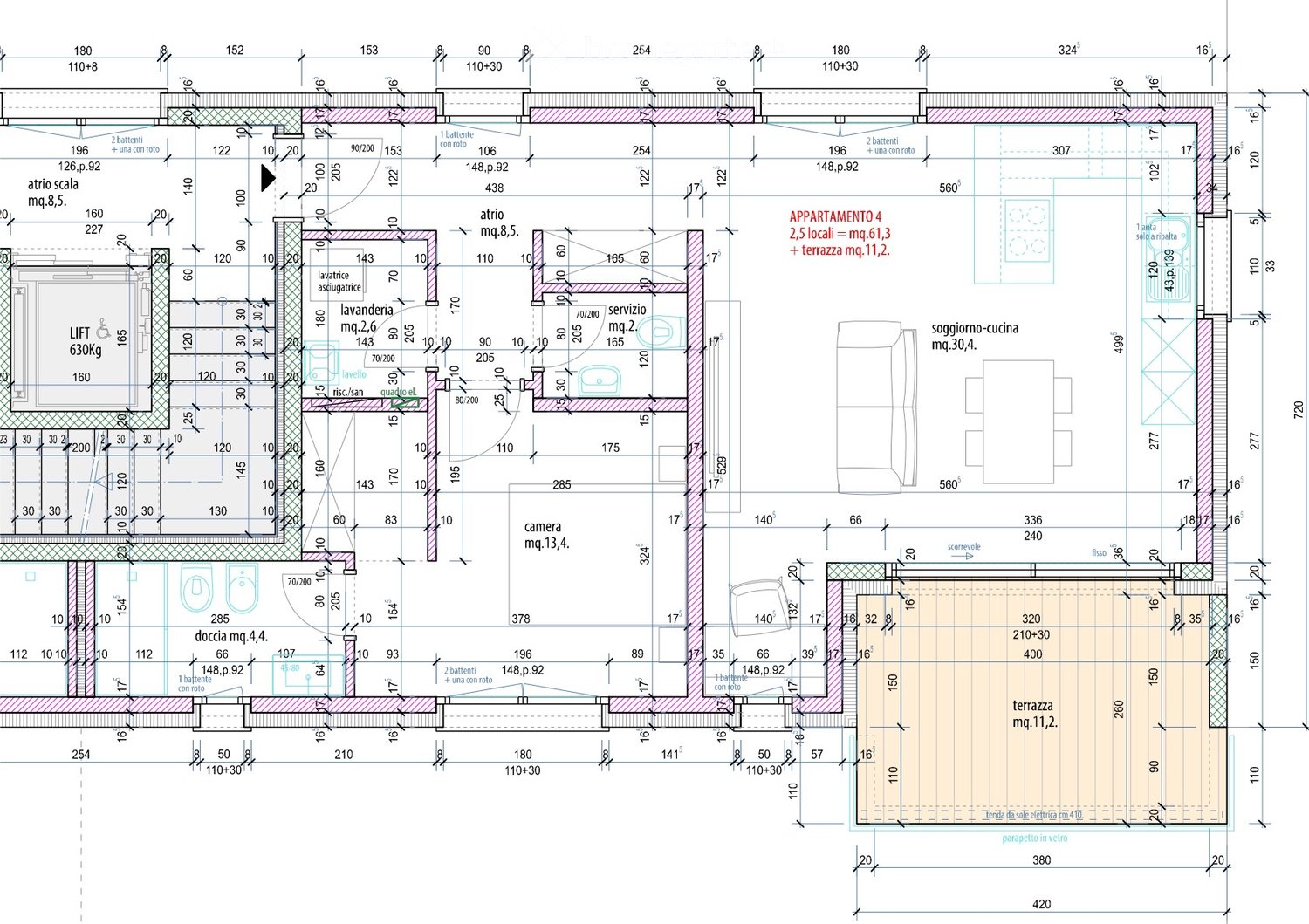 2 rooms apartment