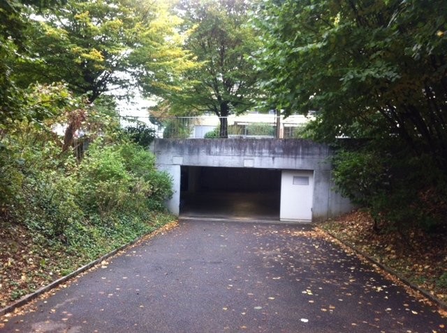 Covered bike parking