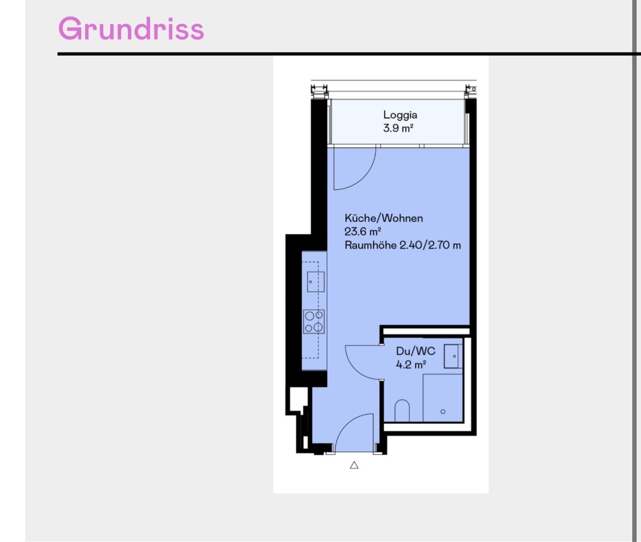 Appartamento di 2 ½ locali, foto 5 di 6