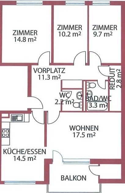 Appartamento di 4 ½ locali, foto 10 di 10