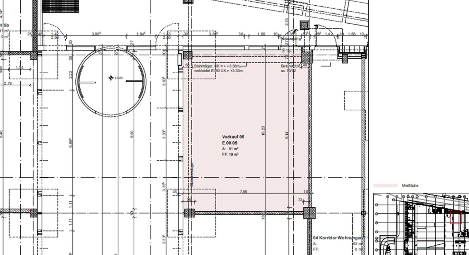Negozio di 81m²