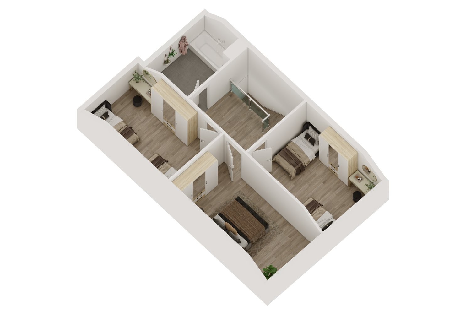 4 rooms apartment