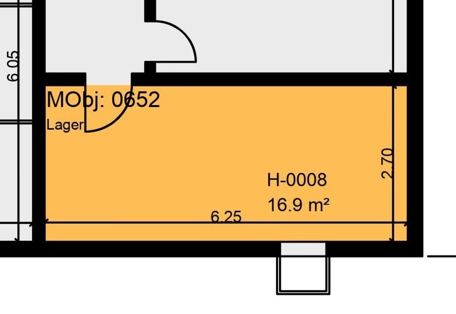 ripostiglio di 17m²
