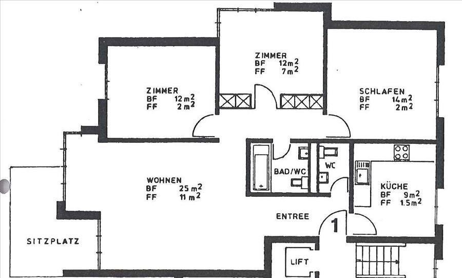 4 rooms apartment, foto 8 di 8