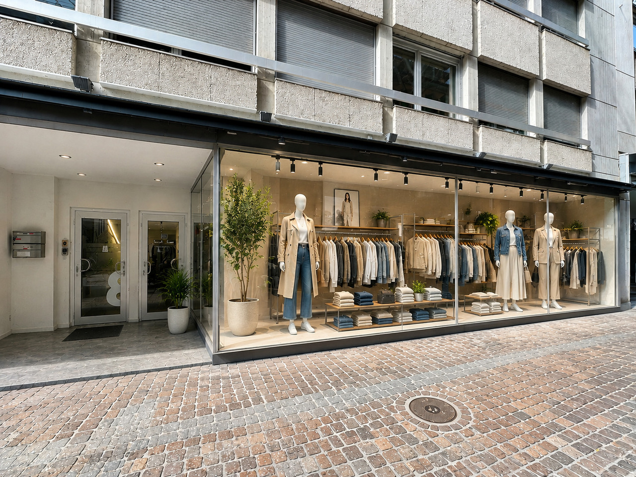 110m² arcade