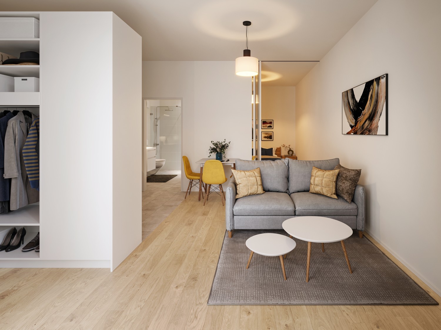 Appartamento mansardato di 3 ½ locali