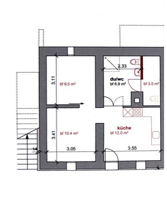 Appartamento di 1 ½ locali, foto 7 di 7