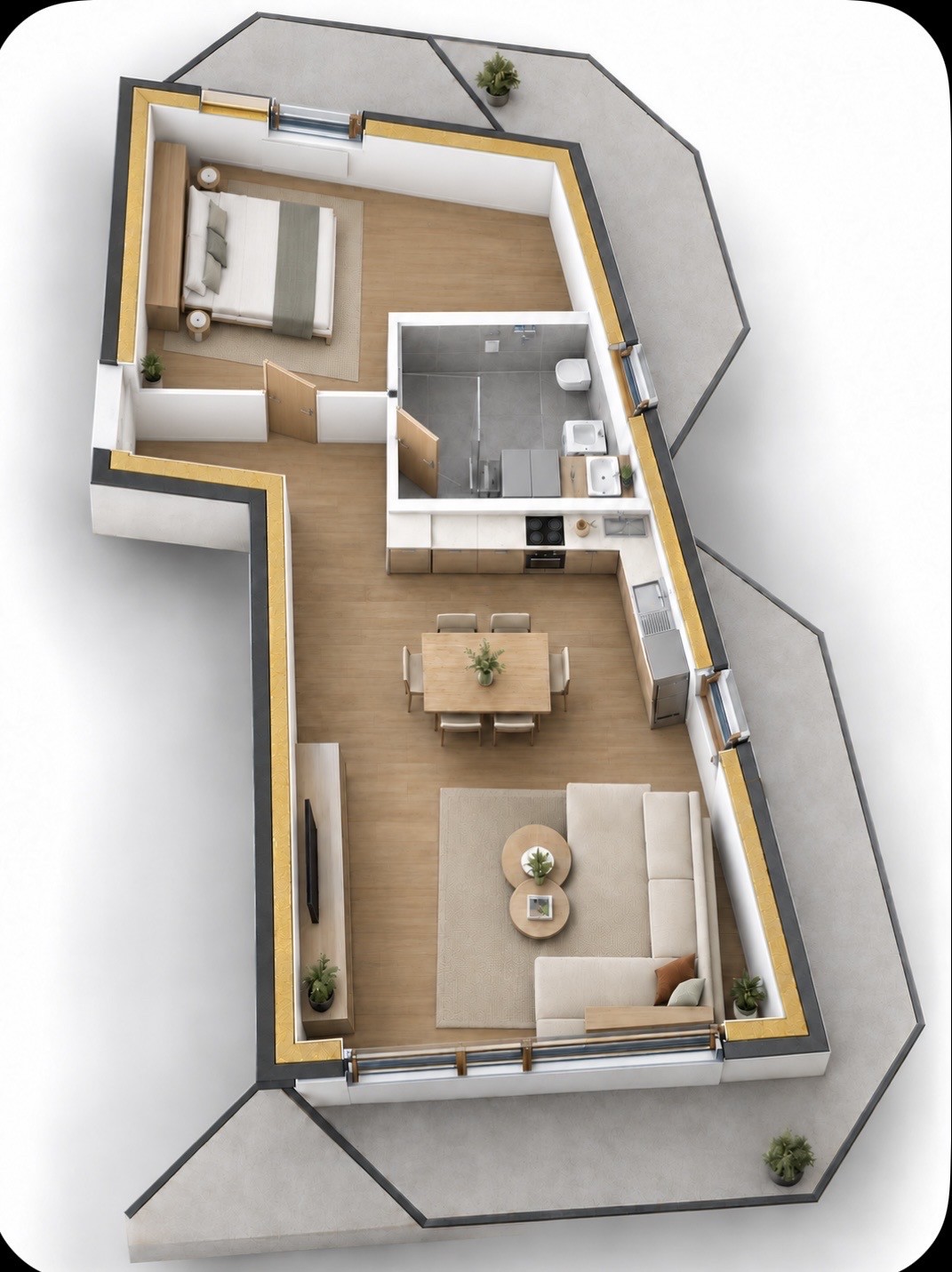 Appartamento di 3 ½ locali, foto 1 di 3